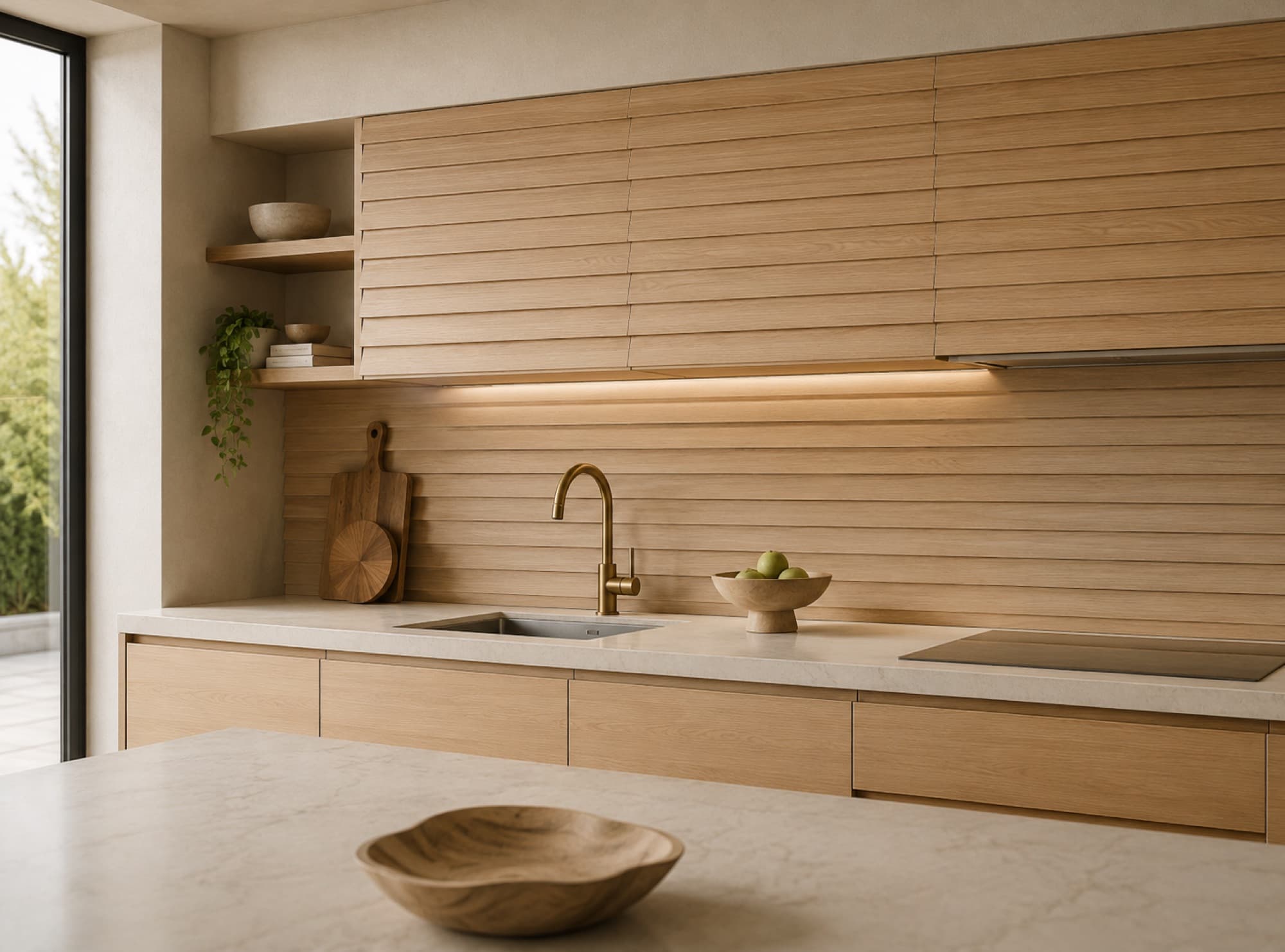 Reprise 20 wood wall panel